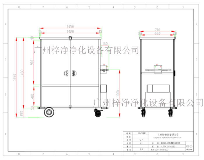 密閉式手術(shù)污染器械電動(dòng)轉(zhuǎn)運(yùn)車(chē)產(chǎn)品方案設(shè)計(jì)示意圖